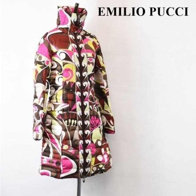 AL AH0014 高級 EMILIO PUCCI エミリオプッチ プッチ柄 - ダウンジャケット