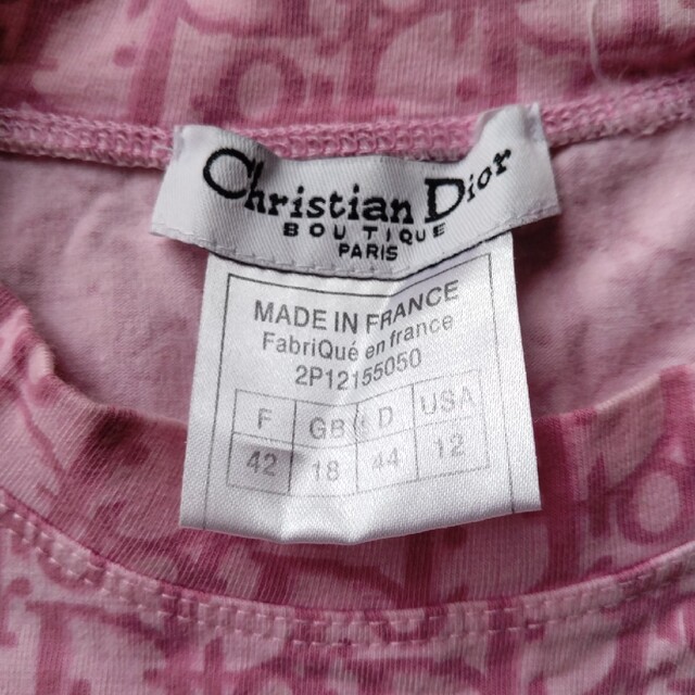 Christian Dior(クリスチャンディオール)のクリスチャンディオール レディースのトップス(Tシャツ(半袖/袖なし))の商品写真