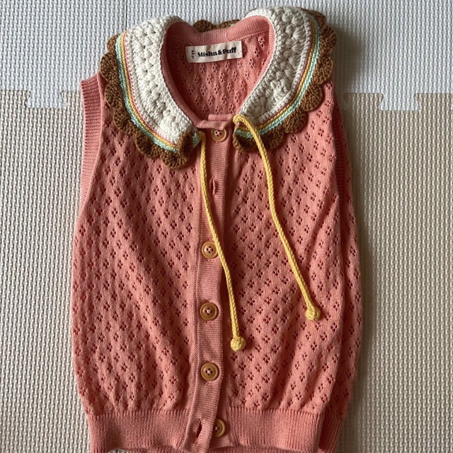 Misha & Puff(ミーシャアンドパフ)のMisha&Puff  ニットベスト キッズ/ベビー/マタニティのキッズ服女の子用(90cm~)(ニット)の商品写真