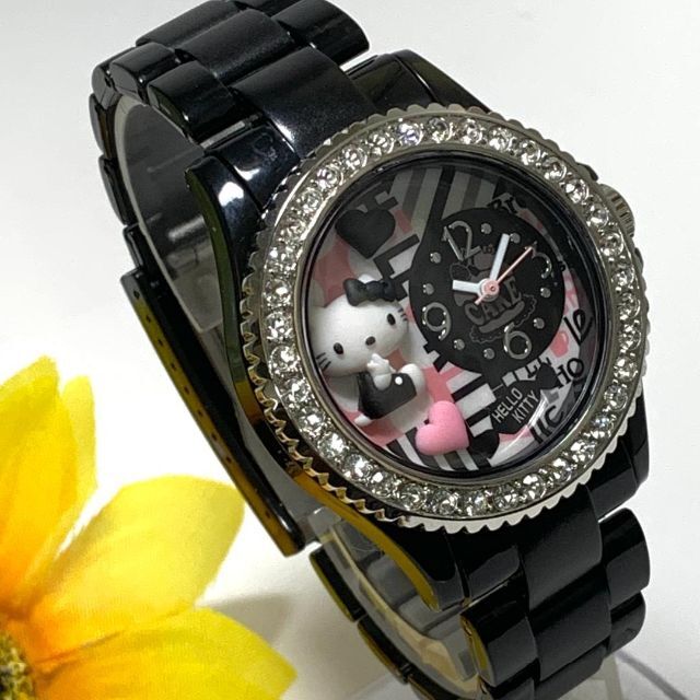 サンリオ(サンリオ)の678 SANRIO ハローキティ A レディース 時計 クオーツ 電池交換済 レディースのファッション小物(腕時計)の商品写真
