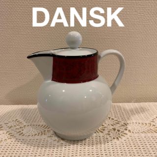 ダンスク(DANSK)のレア　ダンスク　ルビーフラワーズ　ミルクポット　クリーマー(食器)