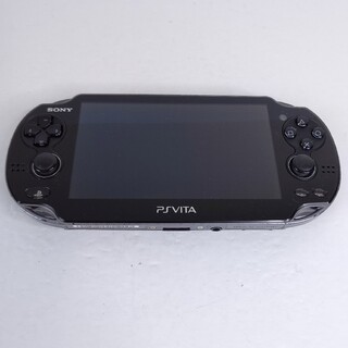 プレイステーションヴィータ(PlayStation Vita)のPSvita pch1100 クリスタルブラック　3G wifiモデル　本体(携帯用ゲーム機本体)
