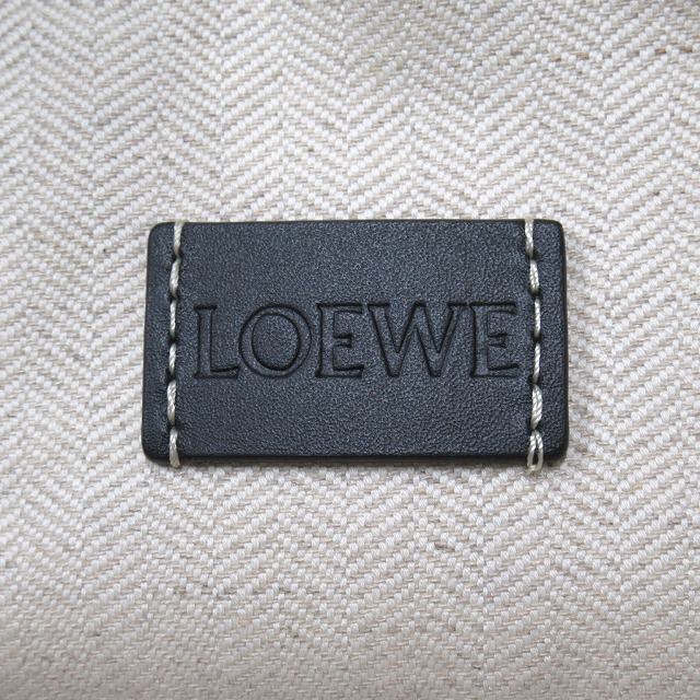 極美品 ロエベ LOEWE ドローストリング ポーチ 巾着 バッグ フクロウ◆４29cmタテ