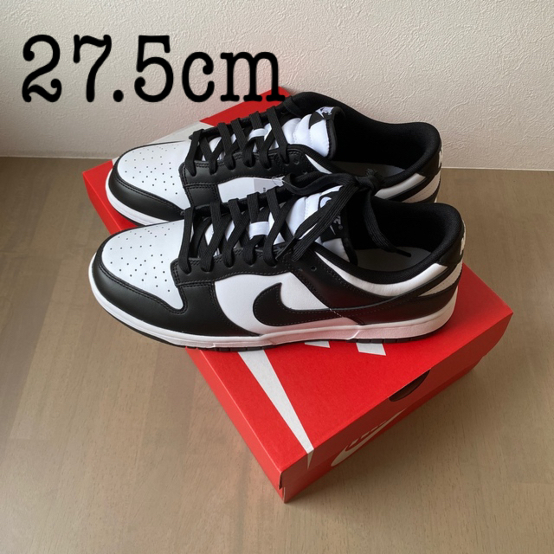 メンズNIKE DUNK LOW RETRO WHITE/BLACK