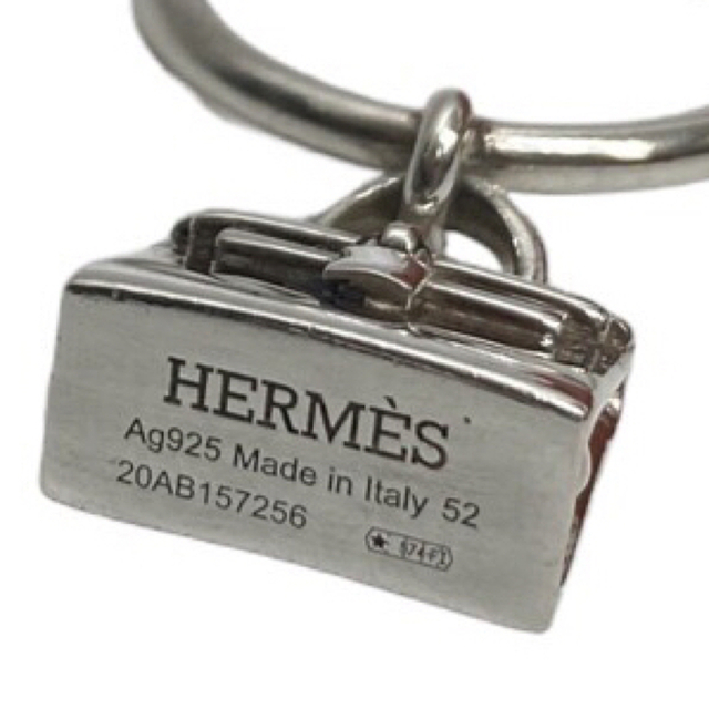 Hermes(エルメス)の美品♡ HERMES エルメス SV925　アミュレットバーキンリング 52 レディースのアクセサリー(リング(指輪))の商品写真