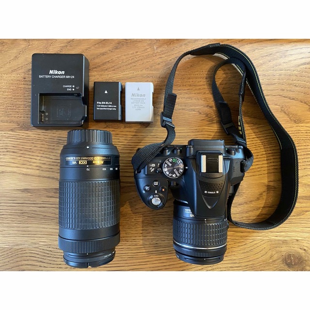 Nikon - Nikon D5300 AF-P ダブルズームキット BLACKの通販 by T's