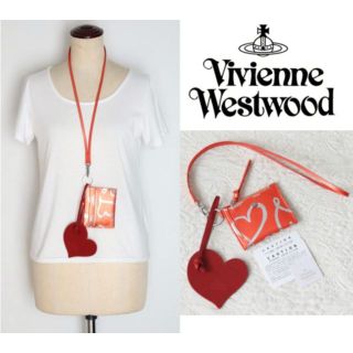 ヴィヴィアンウエストウッド(Vivienne Westwood)の新品【ヴィヴィアンウエストウッド】LOVE&ORB ストラップパスケース小銭入れ(名刺入れ/定期入れ)