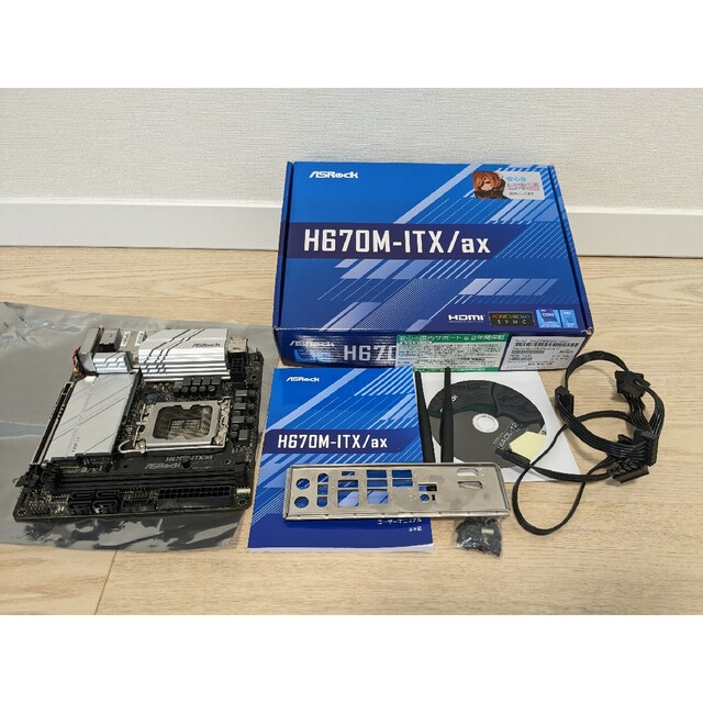 ASRock H670M-ITX/ax itx マザーボード