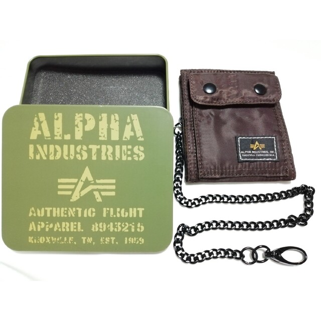 ALPHA INDUSTRIES(アルファインダストリーズ)のアルファインダストリーズ　ウォレット　財布 メンズのファッション小物(折り財布)の商品写真