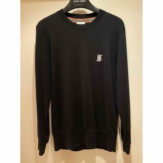 バーバリー(BURBERRY)の【100%正規品】Burberry ウール ロゴ セーター XSサイズ(ニット/セーター)