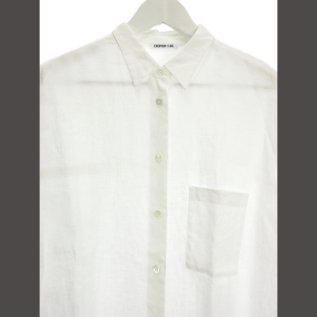 DEUXIEME CLASSE(ドゥーズィエムクラス)のドゥーズィエムクラス Linen Shirt ドレス リネン シャツ ワンピース レディースのワンピース(ロングワンピース/マキシワンピース)の商品写真