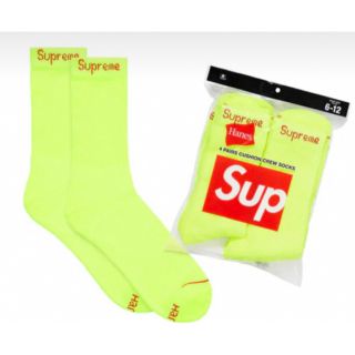 シュプリーム(Supreme)のSupreme/ ヘインズ　クルー　ソックス(ソックス)