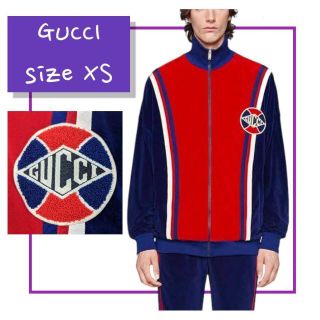 グッチ(Gucci)の【美品】 GUCCI グッチ 19SS  コットンシェニールジャケット ブルゾン(ブルゾン)