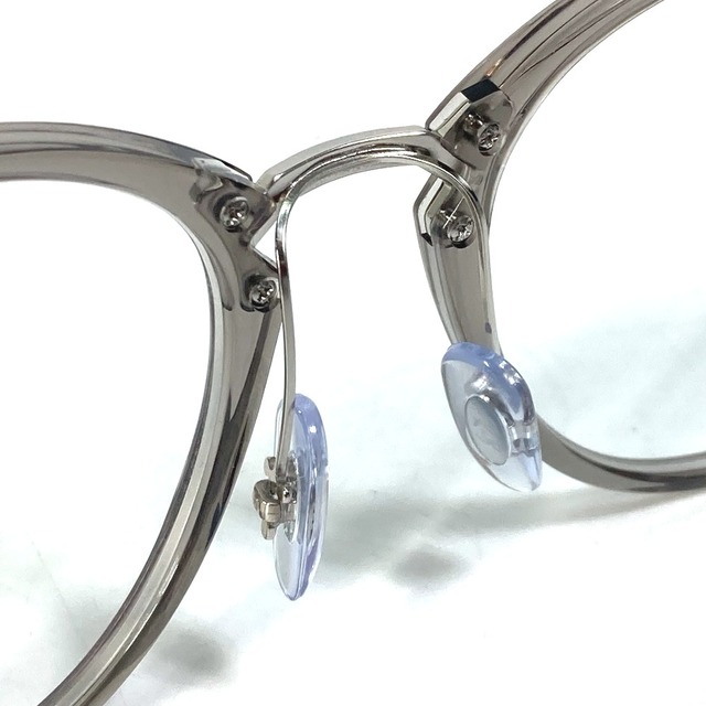Ray-Ban(レイバン)のレイバン Ray-Ban メガネフレーム RB7140 めがね メガネ アイウェア 眼鏡 プラスチックフレーム クリア×グレー系 メンズのファッション小物(サングラス/メガネ)の商品写真