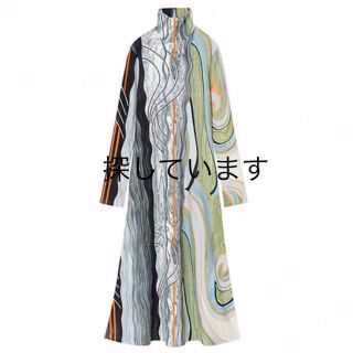 マメ(mame)のmamekurogouchi Marble Print Jersey Dress(ロングワンピース/マキシワンピース)