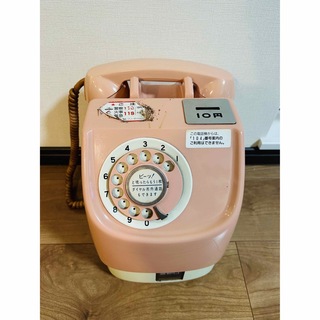 ピンク　公衆電話　レトロ　アンティーク　特殊簡易公衆電話(その他)