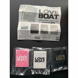 LOVE BOAT ミニチュアミラーコレクション ピンクレオパード ガチャガチャ(ミラー)