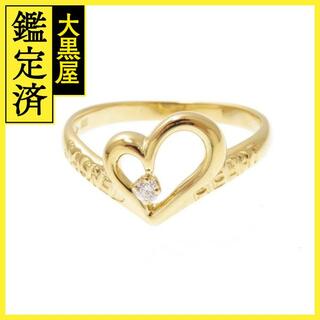 ミキモト(MIKIMOTO)のミキモト　リング　イエローゴールド　ダイヤモンド　12号【430】(リング(指輪))