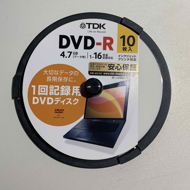 TDK(ティーディーケイ)のTDK DVD-R  1回録画用 120分 16倍速   合計19枚枚 エンタメ/ホビーのDVD/ブルーレイ(その他)の商品写真