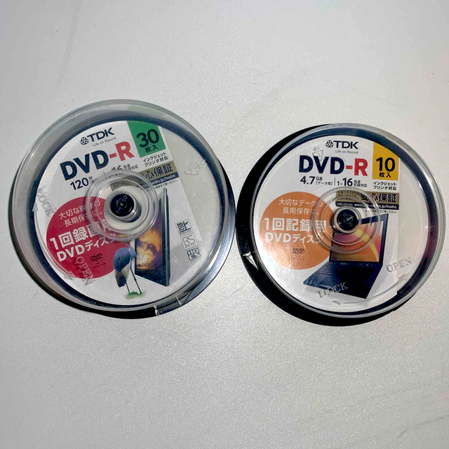TDK TDK DVD-R 1回録画用 120分 16倍速 合計19枚枚の通販 by MAKO✩.*˚〜即購入OK〜✩.*˚|ティーディーケイならラクマ