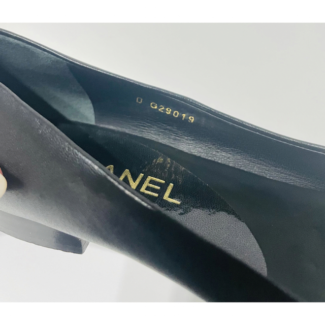 CHANEL(シャネル)のシャネル カメリア フラットシューズ バレエシューズ 36.5 レディースの靴/シューズ(バレエシューズ)の商品写真