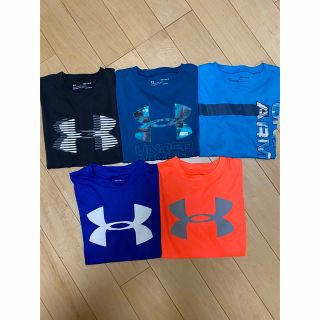 【匿名配送】UNDER ARMOUR キッズ Tシャツ　YMD 5枚組