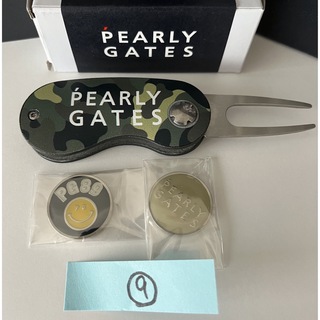 パーリーゲイツ(PEARLY GATES)の⑨ マーカー付PEARLYGATESパーリーゲイツグリーンフォーク迷彩柄カモフラ(その他)
