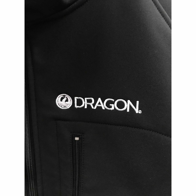 DRAGON(ドラゴン)のDRAGON ドラゴン  10K ソフトシェル ジャケット 黒 メンズのジャケット/アウター(ナイロンジャケット)の商品写真