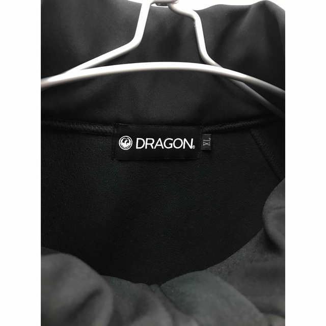 DRAGON(ドラゴン)のDRAGON ドラゴン  10K ソフトシェル ジャケット 黒 メンズのジャケット/アウター(ナイロンジャケット)の商品写真