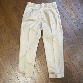 ビームスプラス(BEAMS PLUS)のBEAMSPLUS/1 プリーツチノパンツ　メンズ　Mサイズ　美品　ラクマパック(チノパン)