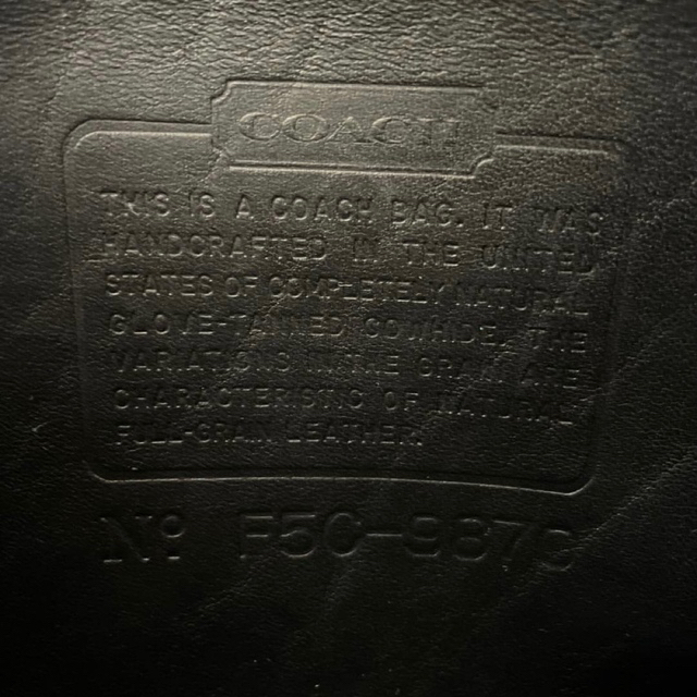 美品 オールドコーチ COACH ショルダーバッグ 2way コートバッグ