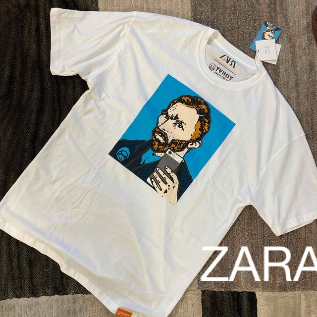 ZARA(ザラ)の【送料無料】ZARA ザラ　Tシャツ　TV BOY urban pop art メンズのトップス(Tシャツ/カットソー(半袖/袖なし))の商品写真