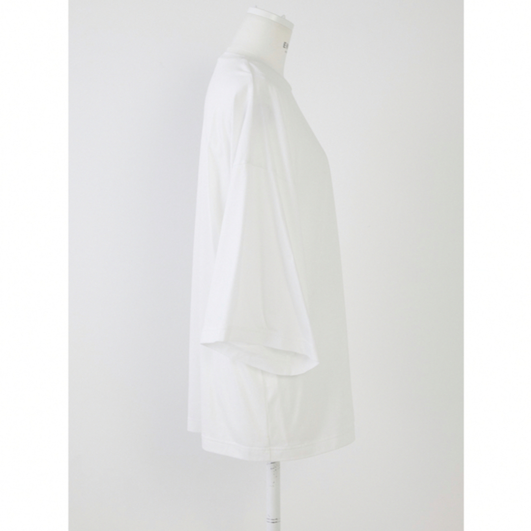 ENFOLD(エンフォルド)のエンフォルド　七分丈 tシャツ　白色 レディースのトップス(Tシャツ(長袖/七分))の商品写真