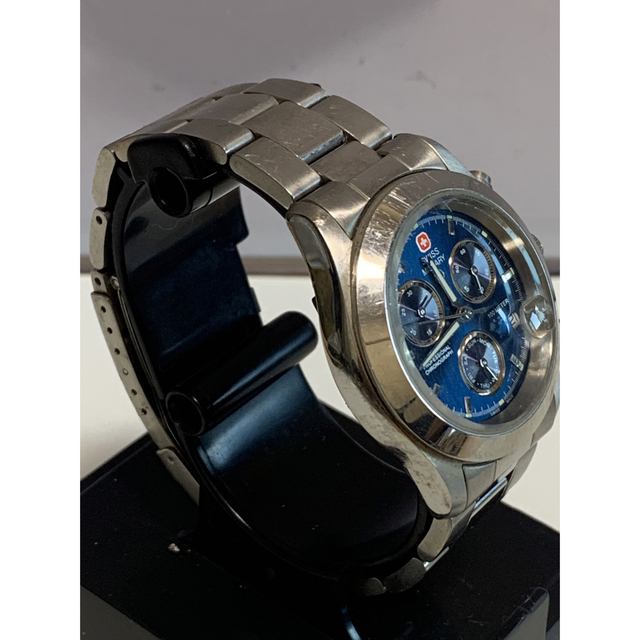 SWISS MILITARY(スイスミリタリー)の【値下げ】SWISS MILITARY 6-573 メンズ腕時計 クロノグラフ メンズの時計(腕時計(アナログ))の商品写真