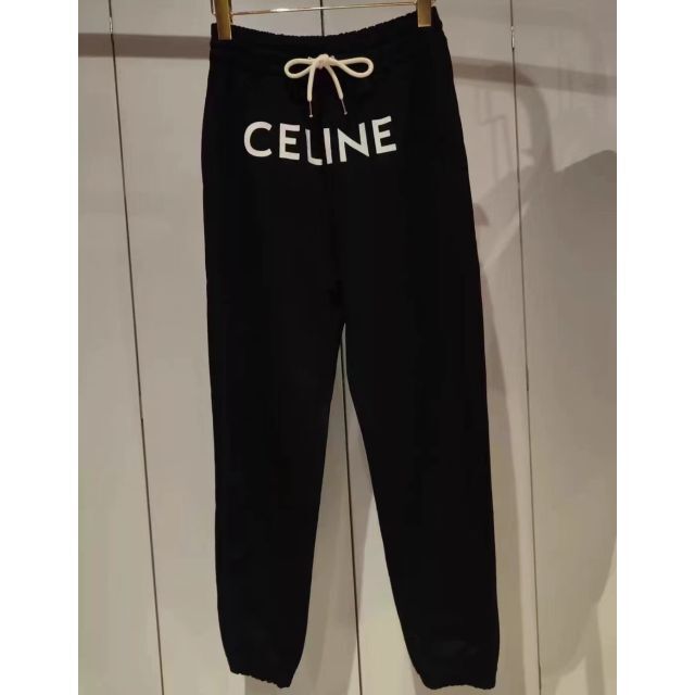 celine - CELINE (セリーヌ)スウェットパンツ ブラック M の通販 by