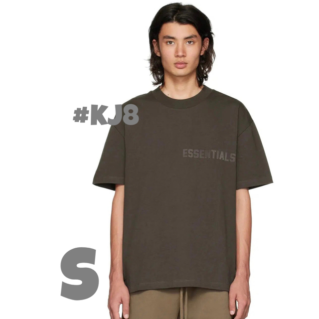 FEAR OF GOD(フィアオブゴッド)のエッセンシャルズ オフ ブラック Tシャツ 2022 S メンズのトップス(Tシャツ/カットソー(半袖/袖なし))の商品写真