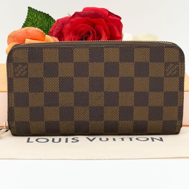 LOUIS VUITTON(ルイヴィトン)の⭐極美品⭐ヴィトン ダミエ ジッピーウォレット ラウンド 長財布 レディースのファッション小物(財布)の商品写真