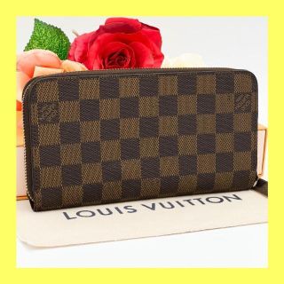 ルイヴィトン(LOUIS VUITTON)の⭐極美品⭐ヴィトン ダミエ ジッピーウォレット ラウンド 長財布(財布)