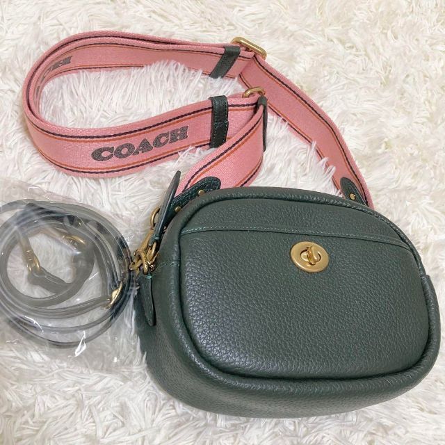 COACH - 極美品 コーチ カメラバッグ ターンロック 2way レザー