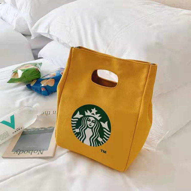 Starbucks Coffee(スターバックスコーヒー)の新品　即日発送　スターバックス　トートバッグ　赤　黒　エコバッグ レディースのバッグ(トートバッグ)の商品写真