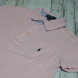 ポロラルフローレン(POLO RALPH LAUREN)のラルフローレン キッズ ポロシャツ 130cm ピンク 半袖 ポケット(Tシャツ/カットソー)