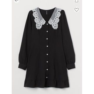 エイチアンドエム(H&M)のH＆Ｍ 未使用タグ外したのみ　身長150/160cm向きワンピース(ワンピース)