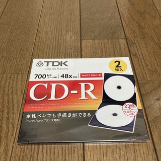 ティーディーケイ(TDK)の（新品）CDーR   2枚入(その他)