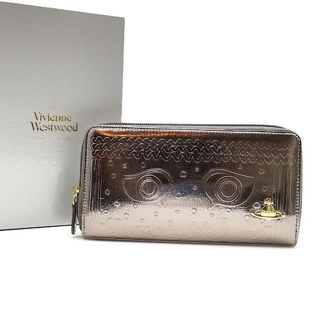 Vivienne Westwood(ヴィヴィアンウエストウッド)のヴィヴィアンウエストウッド 長財布 ラウンドファスナー 03-23051205 レディースのファッション小物(財布)の商品写真