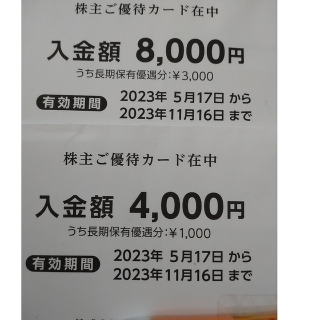 最新西松屋 株主優待カード 12000円分 西松屋チェーン - ショッピング