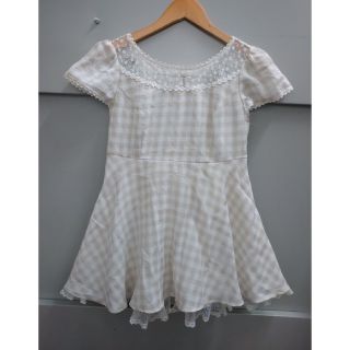 シークレットハニー(Secret Honey)の【美品】シークレットハニー  ギンガムチェック  半袖  トップス(カットソー(半袖/袖なし))