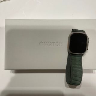 アップル(Apple)のApple Watch Ultra 49mm チタニウム グリーンアル(その他)