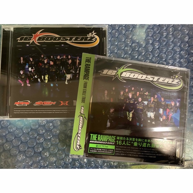 16BOOSTERZ THE RAMPAGE CD、DVD付き 2形態セット | フリマアプリ ラクマ