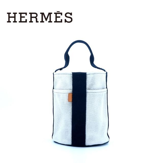 【美品】Hermès エルメス　サクソー PM　トート　ハンドバッグ　ホワイト