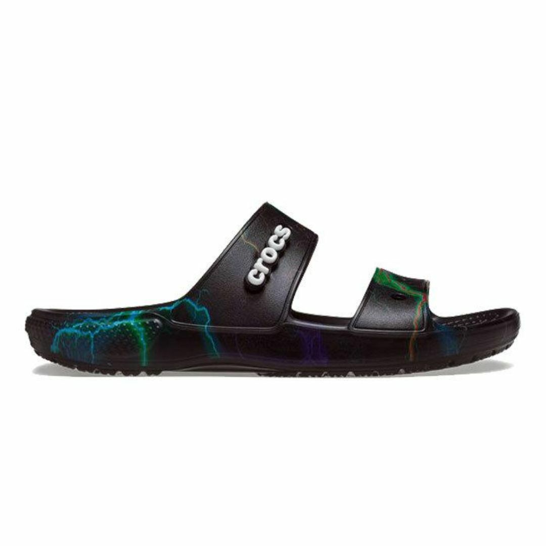 crocs(クロックス)の25cm クロックス クラシック アウト オブ ディス ワールド ブラック メンズの靴/シューズ(サンダル)の商品写真